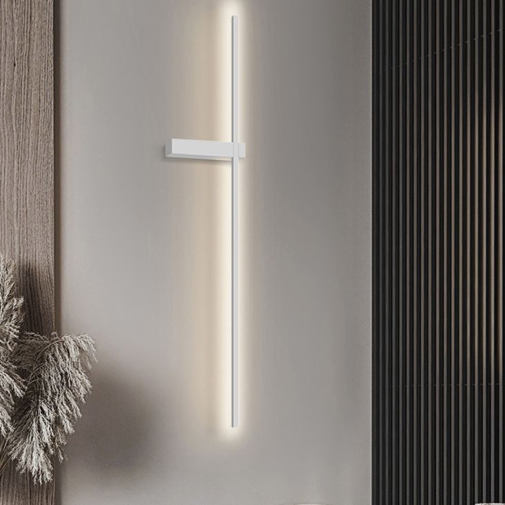 Modern Wall Lights Linear Wall Sconce Lighting Metal 1 Light Sconce Light Fixture