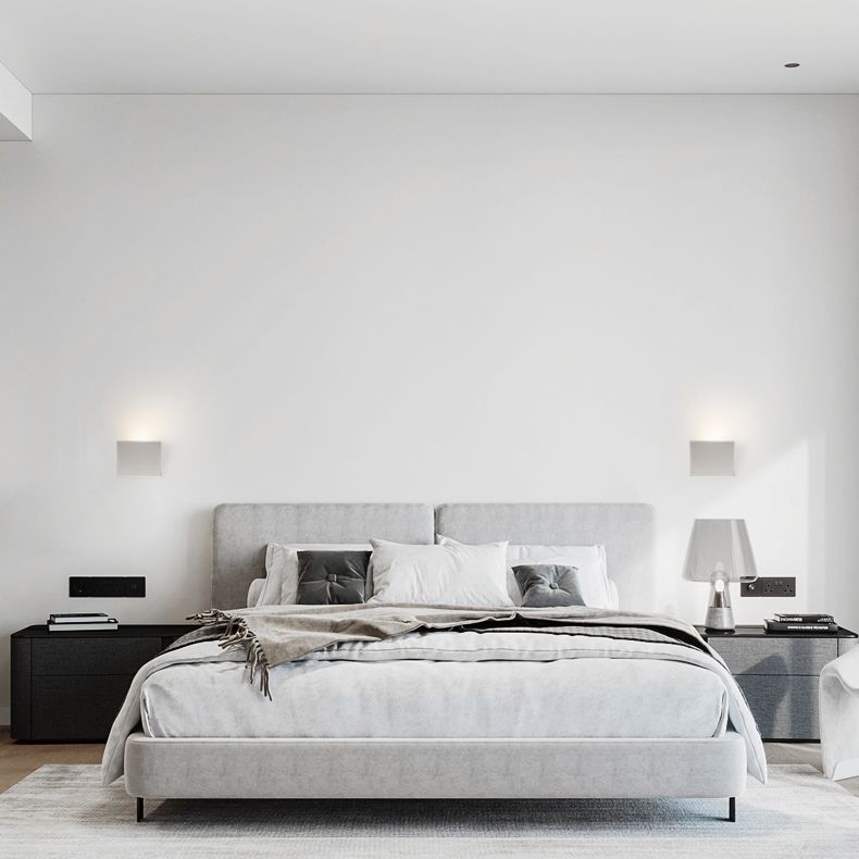 Quadratische Schatten Metall Wandleuchte modern