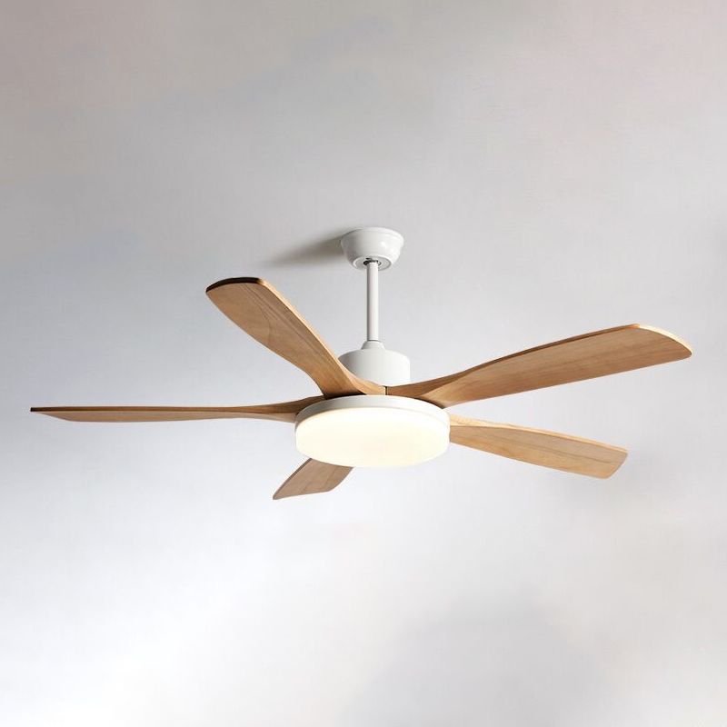 Contemporary Ceiling Fan Light Fixture Minimalist LED Ceiling Lamp for Bedroom