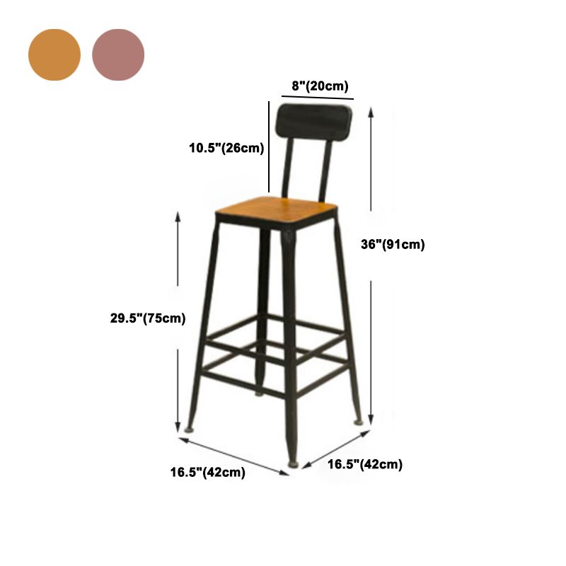 Industrial Circular Solid Wood Bar Table Set 1/2/3/5 Pieces Counter Table with High Stools