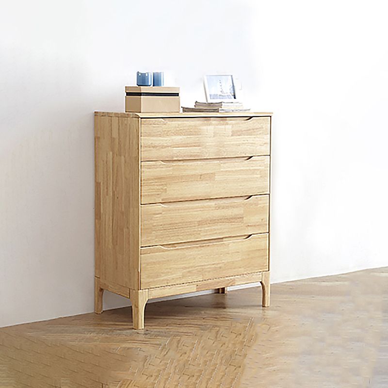 Contemporary Chest Rubberwood Accent Chest in Antique Finish