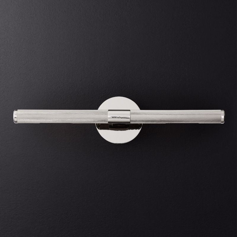 Modern Simple Metal Vanity Light Cylinder Shape 2-Lights for Shower Room