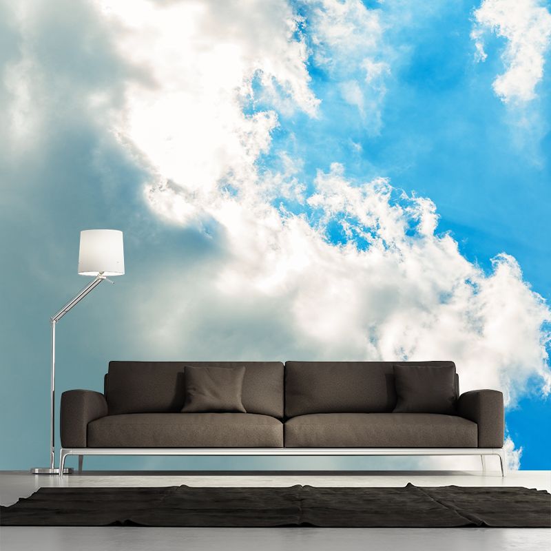 Beautiful Cloudscape Removable Wall Mural for Sitting Room, Customized Size Available
