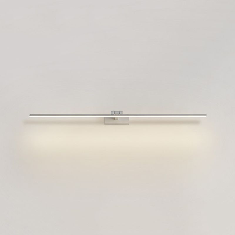 Modern Minimalist LED Wall Light Aluminium Linear Wall Lamp with Silicone Shade