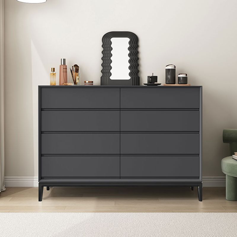 Modern Dresser Solid Wood Storage Chest Dresser with 8 Drawers