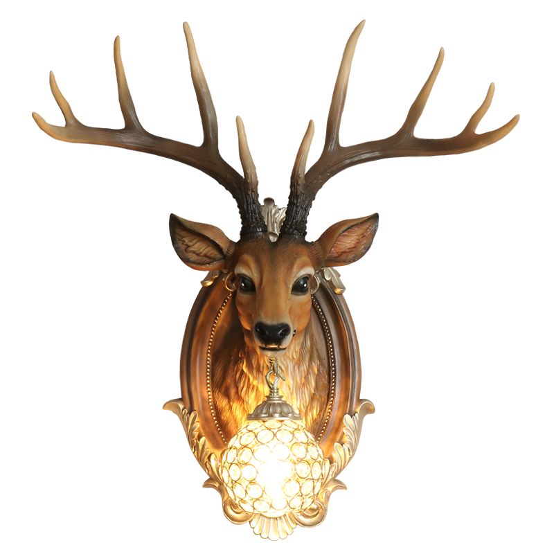 Simplicity Wall Wall Monted Orghiture Montate Accoglienza da parete Deer Apparecchiatura con tonalità di cristallo