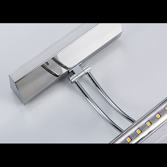 Conception du bras swing conception en acier inoxydable Vanité LED moderne simplicité style étanche du miroir de maquillage étanche