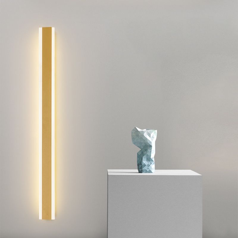 Linearer Schatten Metall Wandleuchter moderner Stil mit einer Lichtwandhalterung Leuchte