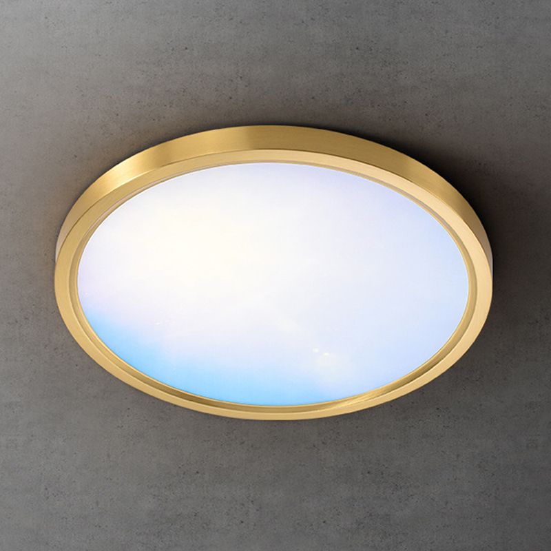 Modern Ceiling Lamp Colorful LED Flush Mount Light Fixture for Bedroom