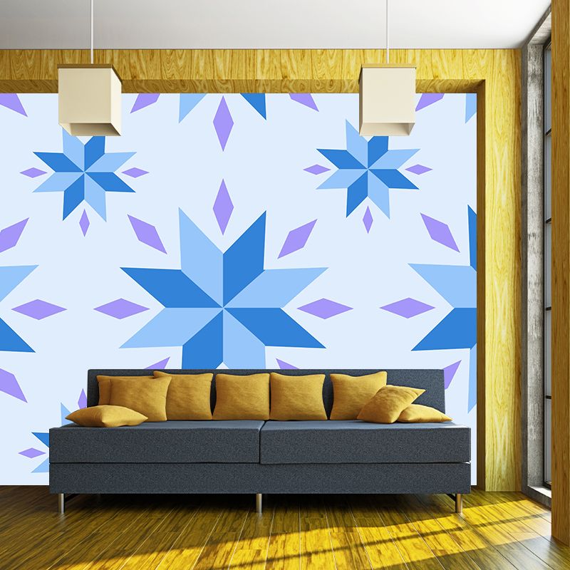 Customized Contemporary Geometry Wall Mural Decal Moisture Resistant Wall Decor