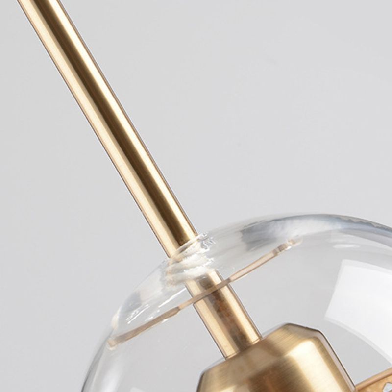 Contemporary Hanging Light Glass Shade Pendant Lighting Fixture for Sitting Room