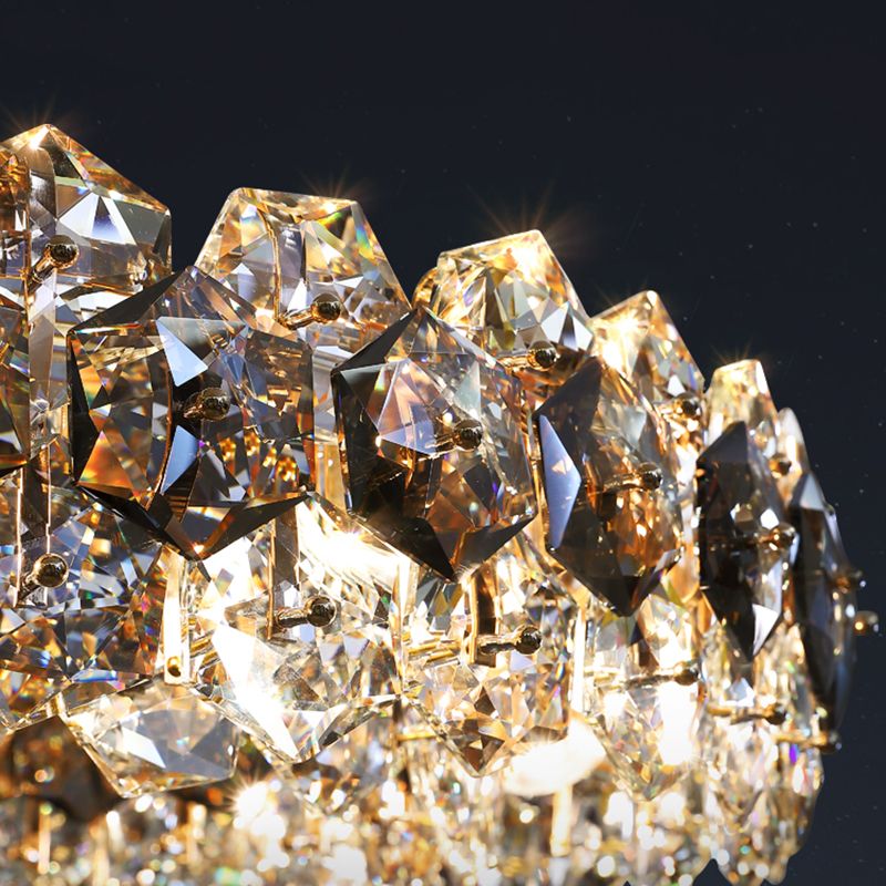 Modern Dining Room Lighting Sphere Chandelier Lighting Fixtures Crystal