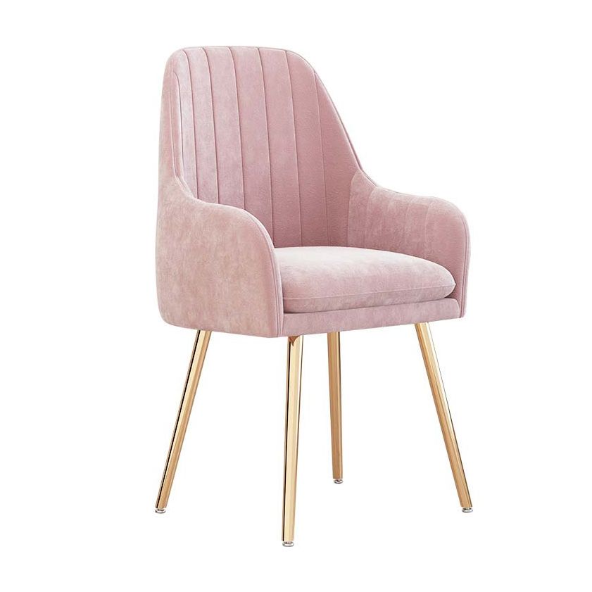 Silla de comedor tapizada de estilo escandinavo, silla de comedor individual con respaldo sólido para el hogar