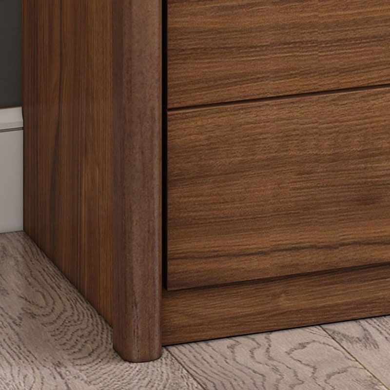 Bedroom Dresser Modern Solid Wood Storage Chest with Drawers
