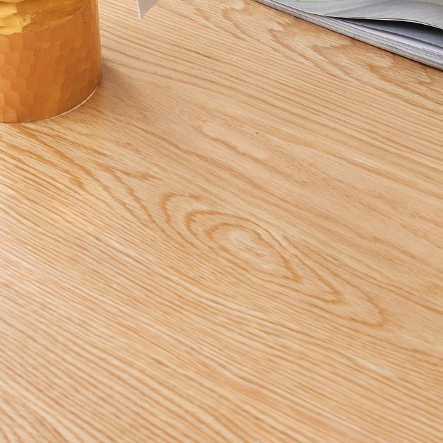 Rectangle 4 Legs Dining Table Solid Wood Dining Table in Natural and Walnut
