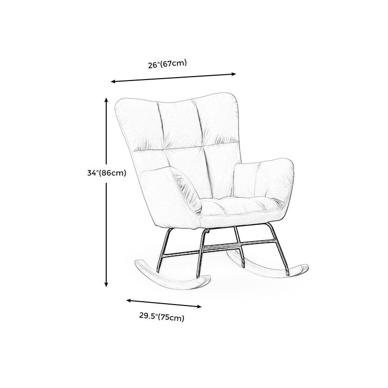 Linen Chair 26.3" L x29.5W x 33.8"H  Arms Included Chair for Living Room