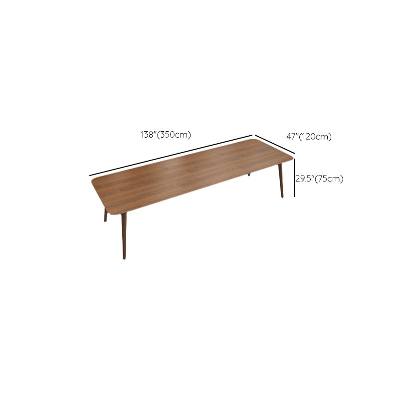Modern Style Wood Office Desk Rectangular Shape Task Desk with 4 Legs