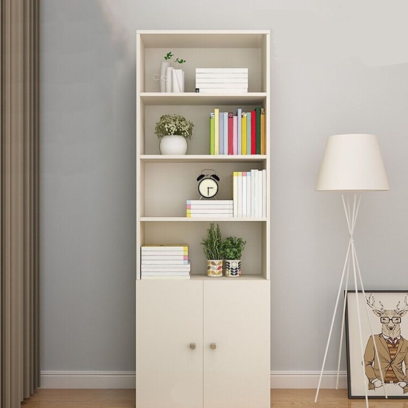 Modern Vertical Bookcase Artificial Wood Bookshelf for Bedroom , 23.5" W X 12" D X 71" H