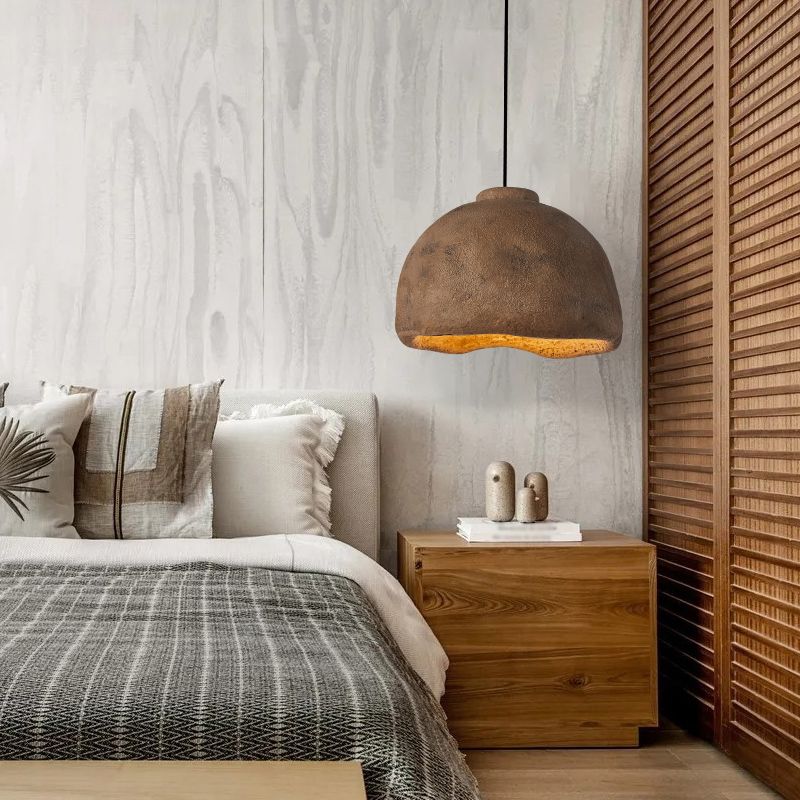 Plastic Bowl Shade Hanging Lights Modern Style 1 Head Hanging Mount Montage voor restaurant