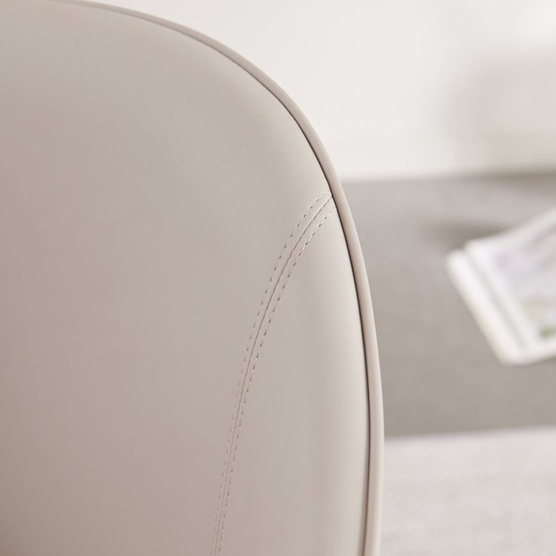 Industrial Upholstered Dining Chair Armless Dining Room Chair