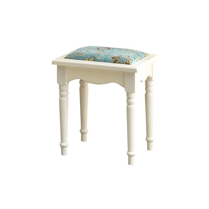 17.72" Wide Vanity Set with Drawers Solid Wood Make-up Vanity