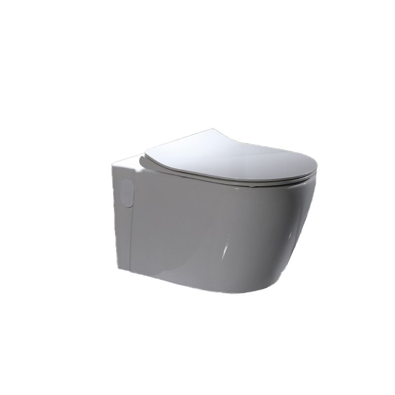 Modern Wall Mount Flush Toilet White Urine Toilet with Seat for Bathroom
