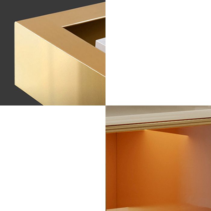 Glam Storage Chest Dresser Wooden Storage Chest with 4 Drawers