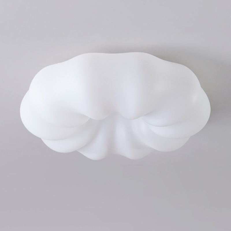 Contemporary White Ceiling Light LED Flush Mount Lighting for Hallway Kitchen