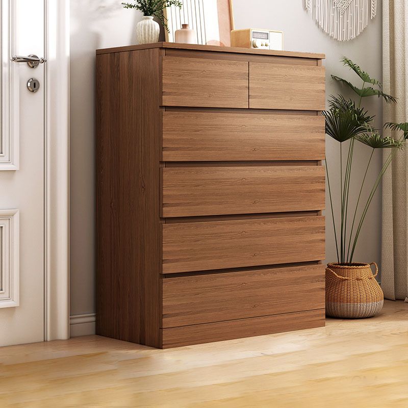 Contemporary Style Wood Accent Chest Side Cabinet with Drawers