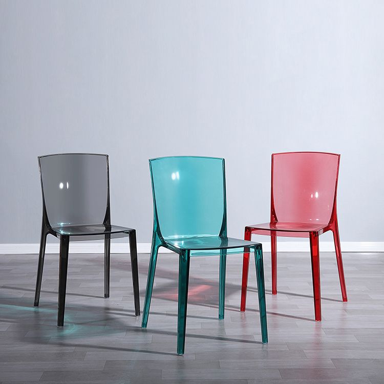 Modern Style Side Chair Plastic Side Dining Chair for Home Use