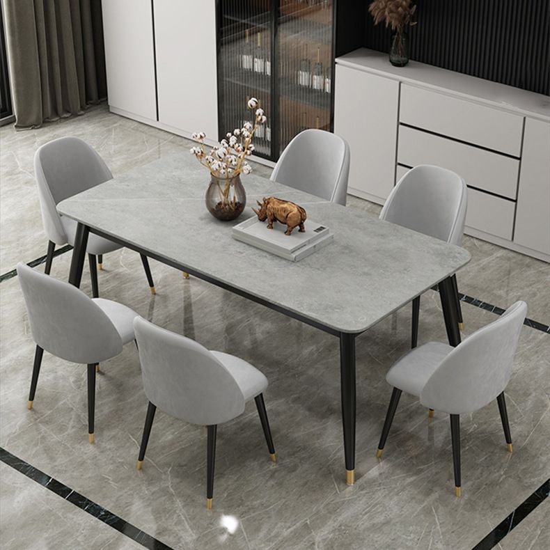 Eigentijdse stijl eettafel stenen eettafel rechthoek voor eetkamer