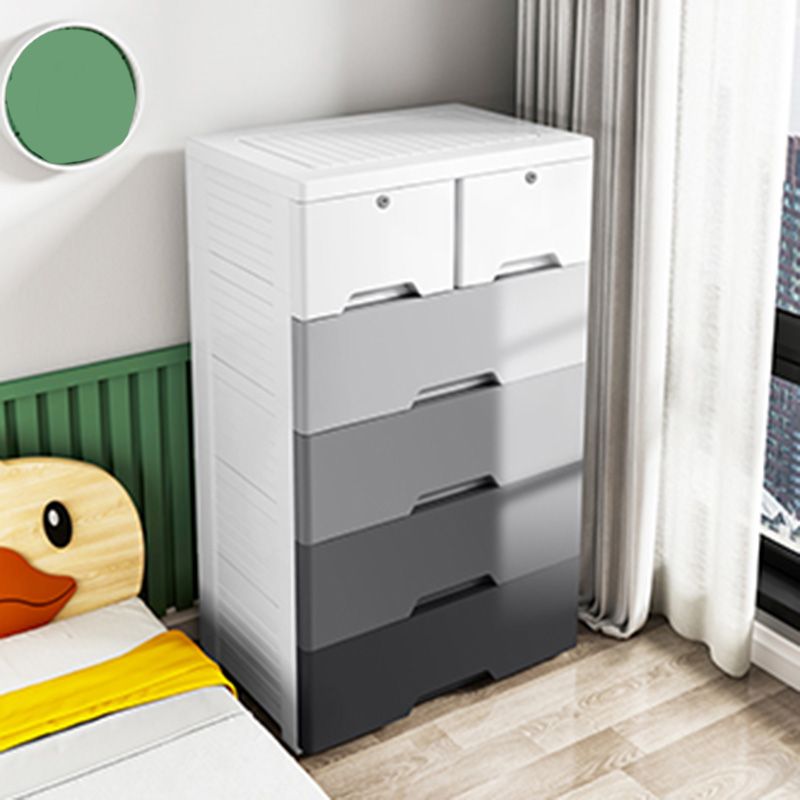 Rectangular Plastic Storage Cabinet Teen Style Simple Bedroom Wardrobe