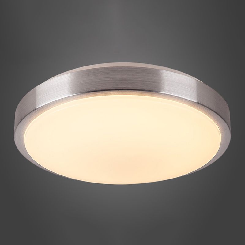 Lámpara de techo redonda sencilla de montaje empotrado LED de aluminio para sala de estar