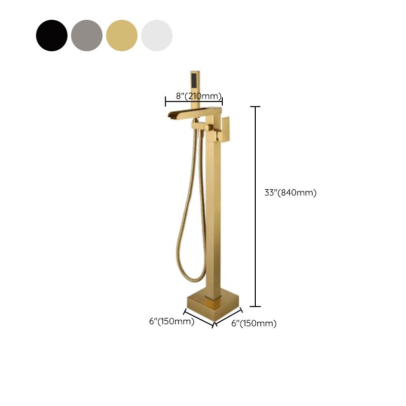 Modern Style Freestanding Faucet Floor Mounted Bathroom Faucet