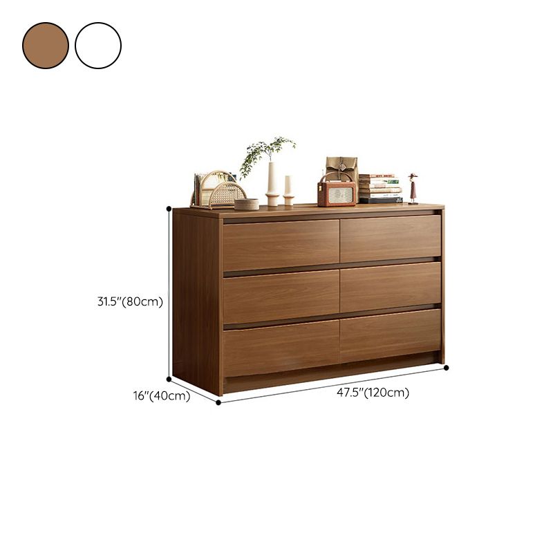 Contemporary Storage Chest Wood Storage Chest for Bedroom 15.7" Wide