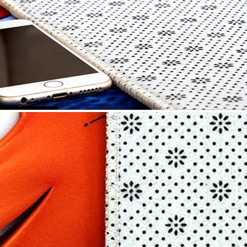 Green Tone Modern Area Carpet Polyester Plant Pattern Indoor Rug Anti-Slip Backing Carpet for Living Room