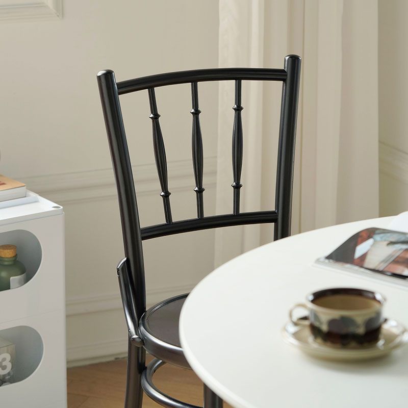 Industrial Style Side Chair Wooden Indoor Dining Chair for Living Room