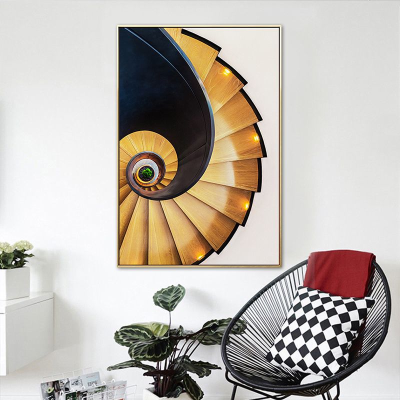 Moderne draaitrap canvas pastelkleurige slaapkamer wanddecoratie, meerdere maten