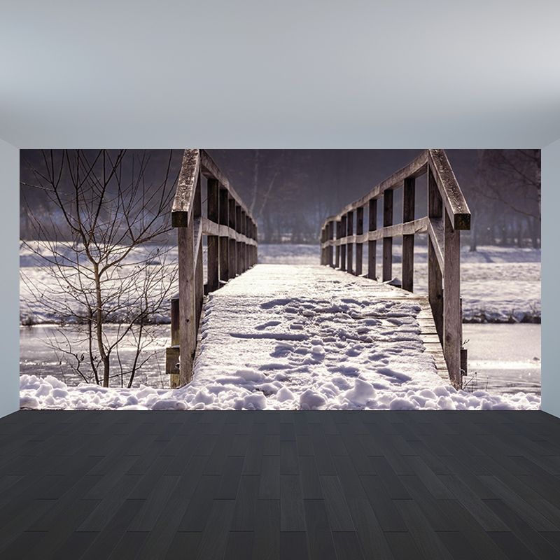 Space Extension Photography Mural Modern Style Mildew Resistant Wall Covering