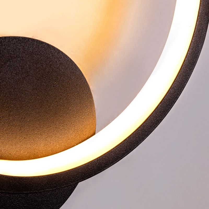 Modern Round Wall Light Simple LED Wall Light Sconce for Bedroom