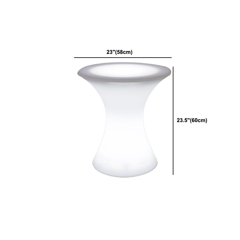 Polyethylene Geometric Table Industrial Style Commercial Bar Table