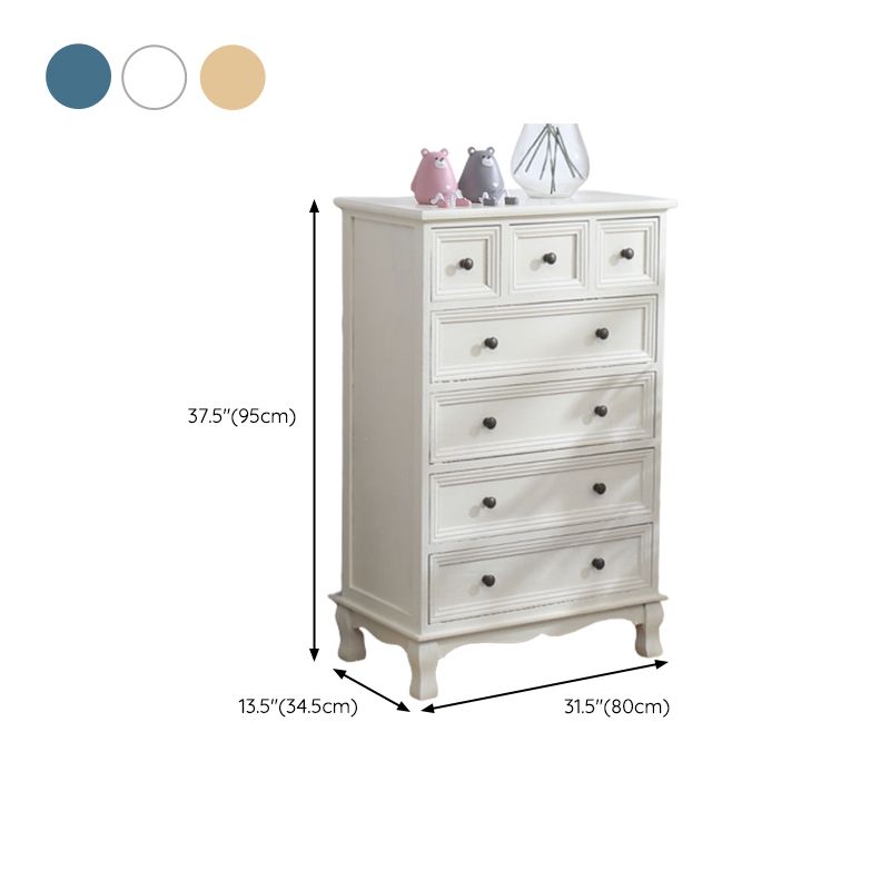 Contemporary Solid Wood Storage Chest Dresser Bedroom Dresser
