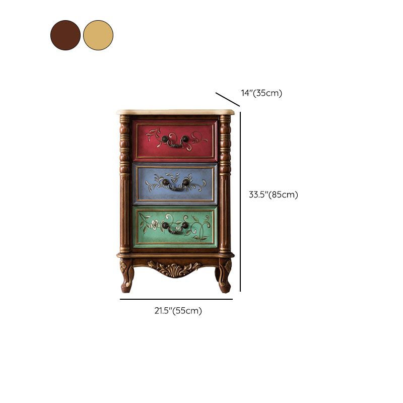 Traditional Vertical Lingerie Chest Wooden Storage Bachelor Chest for Bedroom
