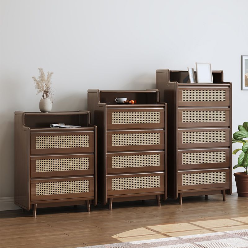 Modern Storage Chest Solid Wood Storage Chest Dresser with 3/4/5 Drawers