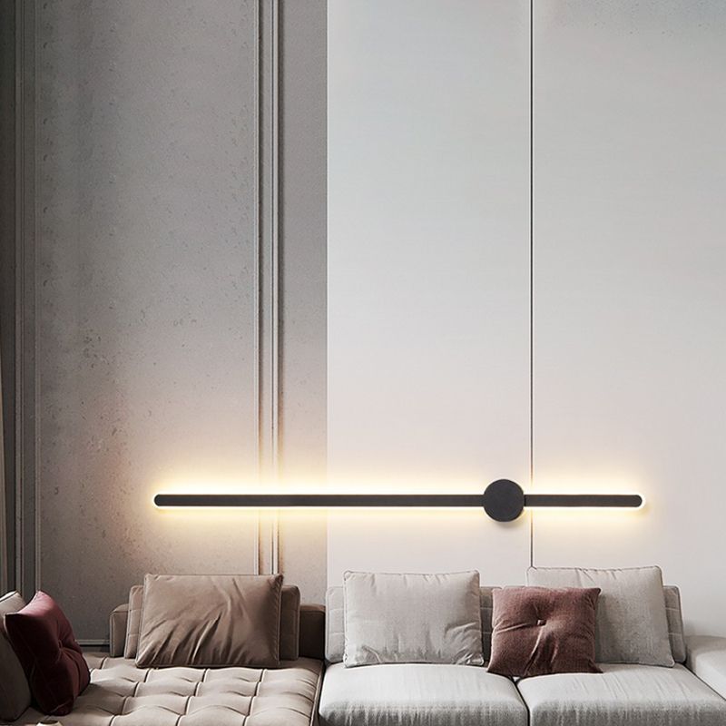 Nordic Style Iron Wall Lighting Fixtures Ellipse Shape Sconce Lights for Living Room