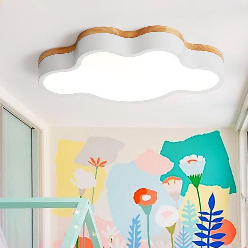 1-Light Flush Mount Nordic Macarons Flush Mount Ceiling Beleuchtung Befestigung