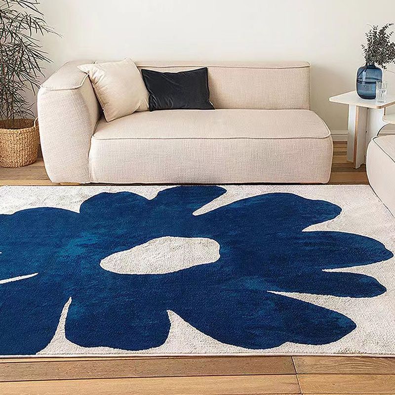 Nordic Area Rug Simple Rug Polyester Non-Slip Area Rug for Home Decoration
