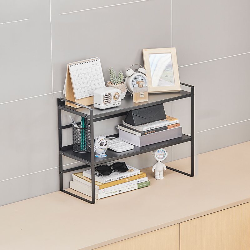 Modern Metal Bookcase, Geometric Bookshelf for Any Room, 8.5" W