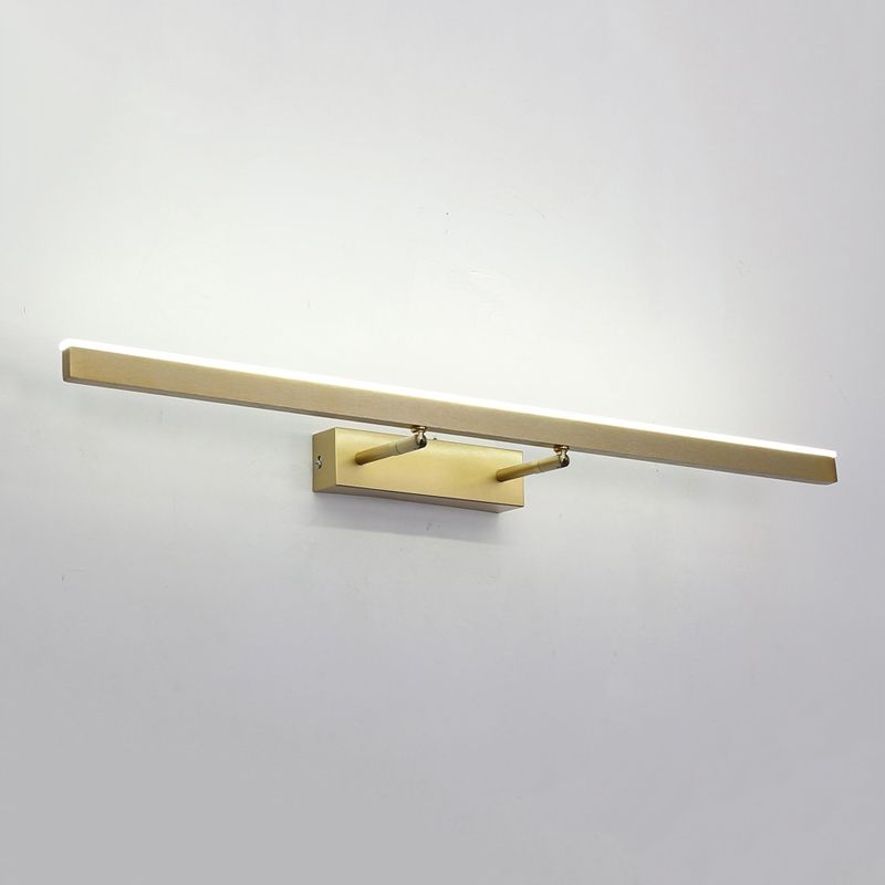 Modernism LED Bath Bar Vanity Lighting Golden Light for Bathroom