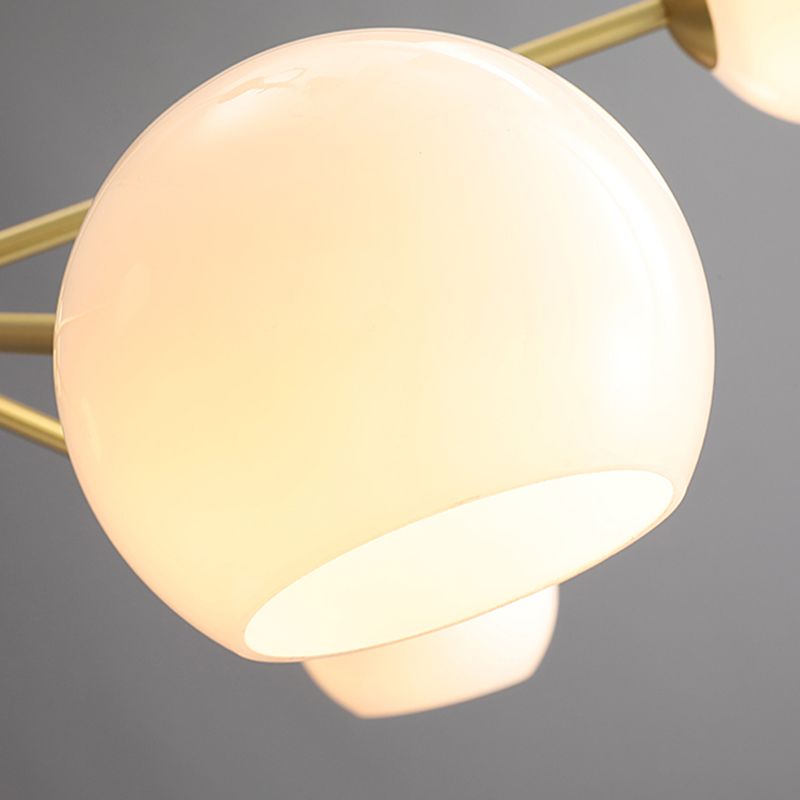 Nordisch moderne einfache leichte Luxusstil Anhänger Kronleuchter Licht für Wohnzimmer